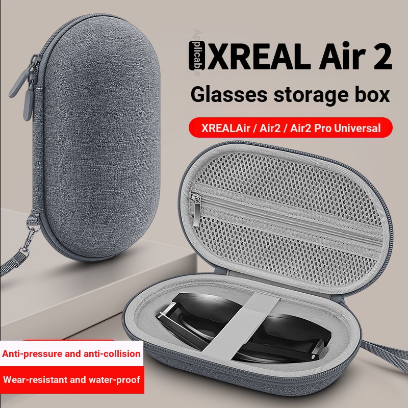 OLYSON เหมาะสําหรับ XREAL Air2 AR กล่องเก็บแว่นตา Air/Ultra/2Pro/One AR แว่นตา Hard Shell กระเป๋า Be