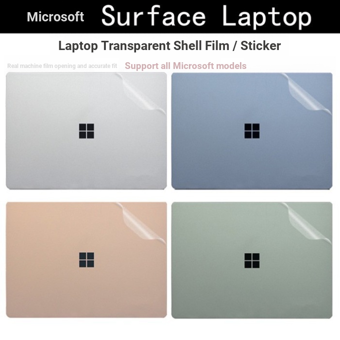 Microsoft Surface Laptop5Go2 Notebook Studio Computer Sticker Surface Go3 Transparent Shell Film Lap