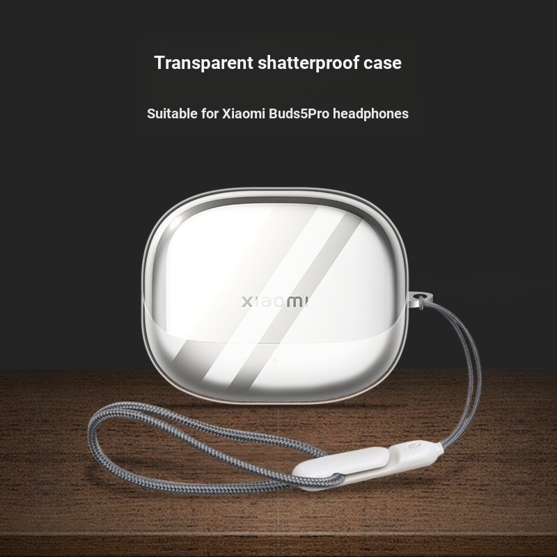 เหมาะสําหรับ Xiaomi Buds5pro หูฟังป้องกันกรณี buds5pro เคสป้องกัน Redmi buds6pro Soft Case