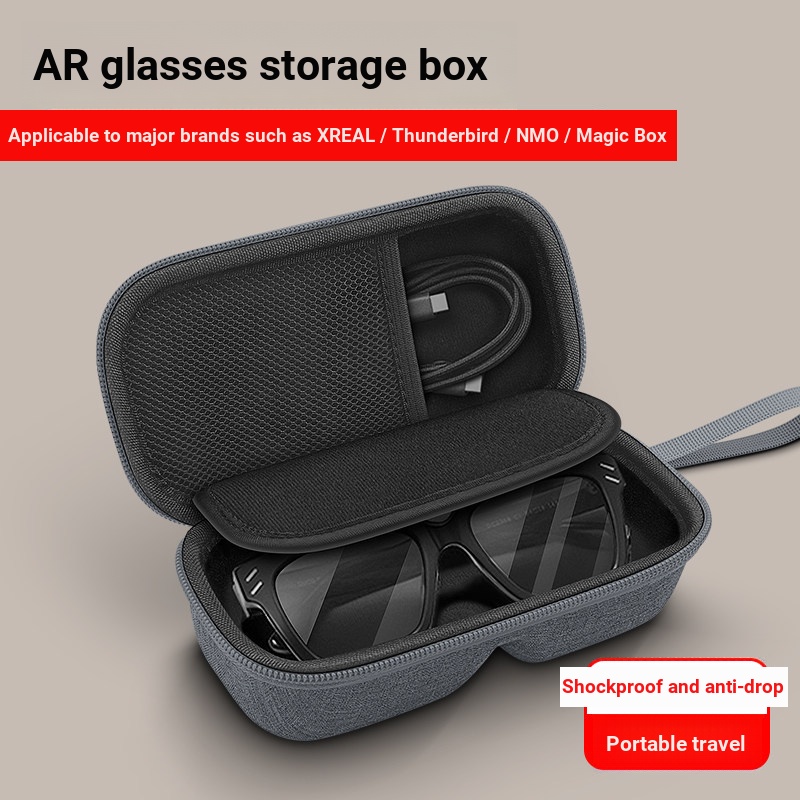 OLYSON สมาร์ท AR แว่นตากล่องเก็บเหมาะสําหรับ Thunderbird XREAL One Shadow Eye INMO Magic กรณีแบบพกพา