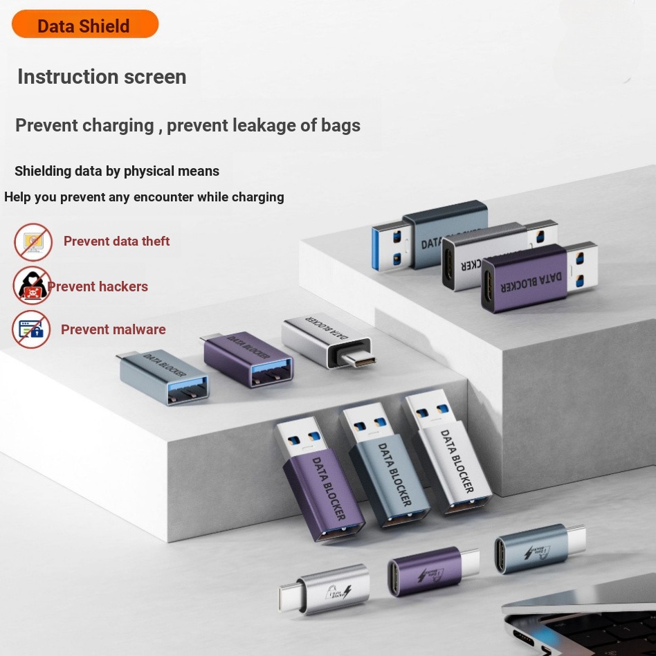 USB-C Data Blocker ฟังก์ชั่นส่งข้อมูล Blocker