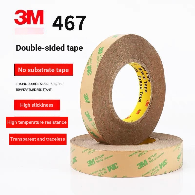 3M 467MP โปร่งใส Substrate-ฟรีเทปทนอุณหภูมิสูง Sticky FPC ส่วนประกอบอิเล็กทรอนิกส์กันน้ํา Ultra-Thin