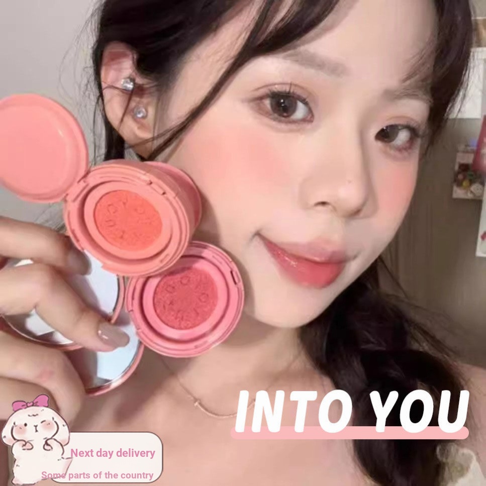 INTO YOU Cushion Blush Cream Matte Monochrome Contouring ขยายสี Light แต่งหน้า Rouge Vitality