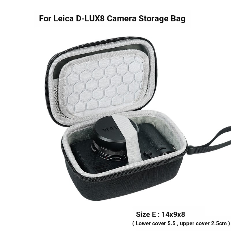 เหมาะสําหรับกระเป๋ากล้อง Leica D-LUX8 เคสแข็ง D-LUX8 dlu7 LUX109 เคสกันกระแทกป้องกันการชนกัน