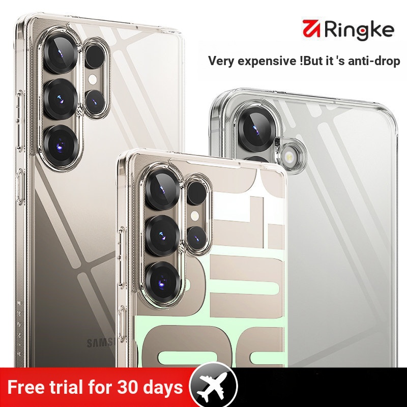 เกาหลี Ringke เหมาะสําหรับ Samsung s25ultra เคสโทรศัพท์ขอบรวมทุกอย่างกันกระแทก s24 + โปร่งใสป้องกันก