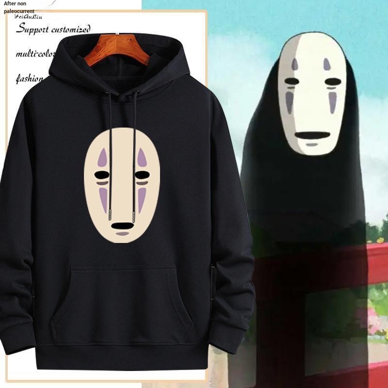 Faceless Man Hayao Miyazaki การ์ตูนฤดูหนาว Street สวมใส่เสื้อผ้าเสื้อกันหนาว Casual Hotline Hayao Mi