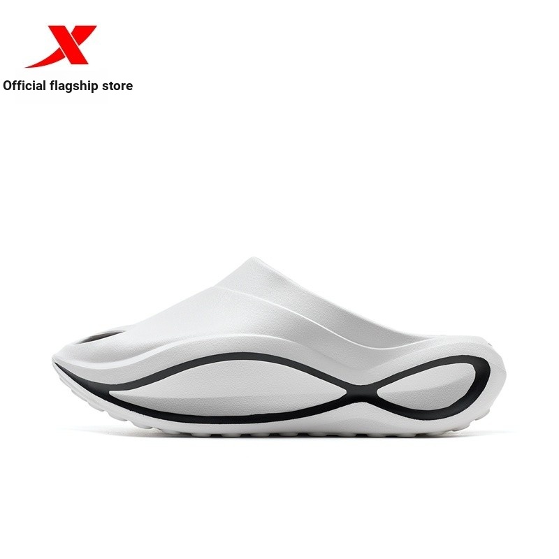 XTEP/TEP รองเท้าแตะกีฬารองเท้าผู้ชาย Shark รองเท้าแตะฤดูร้อนกลางแจ้ง Anti-slip รองเท้าแตะบาสเก็ตบอลร