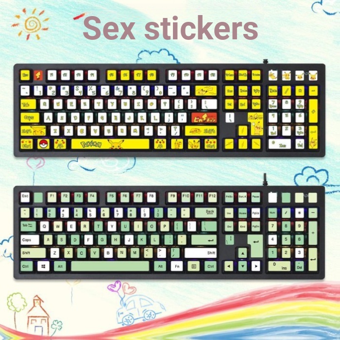 เหมาะสําหรับ Logitech K865 K855 K835 K845 k840 คอมพิวเตอร์เดสก์ท็อปคีย์บอร์ดสติกเกอร์ปุ่มสติกเกอร์