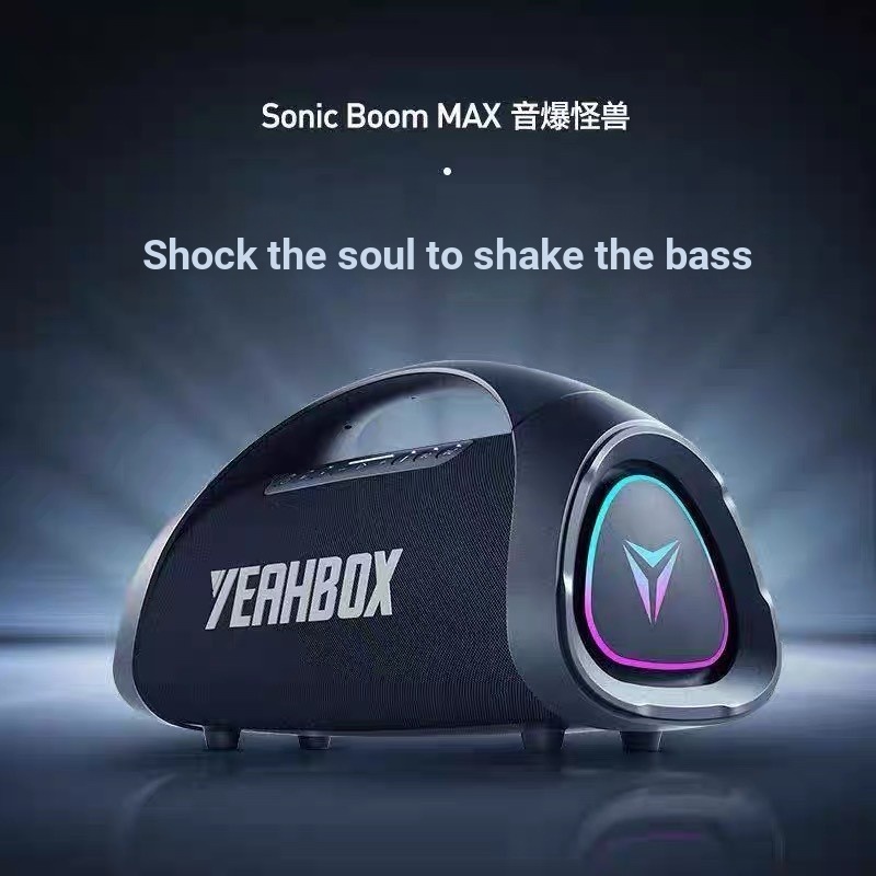YEAHBOX Sonic Lion ลําโพงบลูทูธอิสระลําโพงความถี่สามจุด 3,0000mAh แบตเตอรี่ขนาดใหญ่พิเศษอายุการใช้งา
