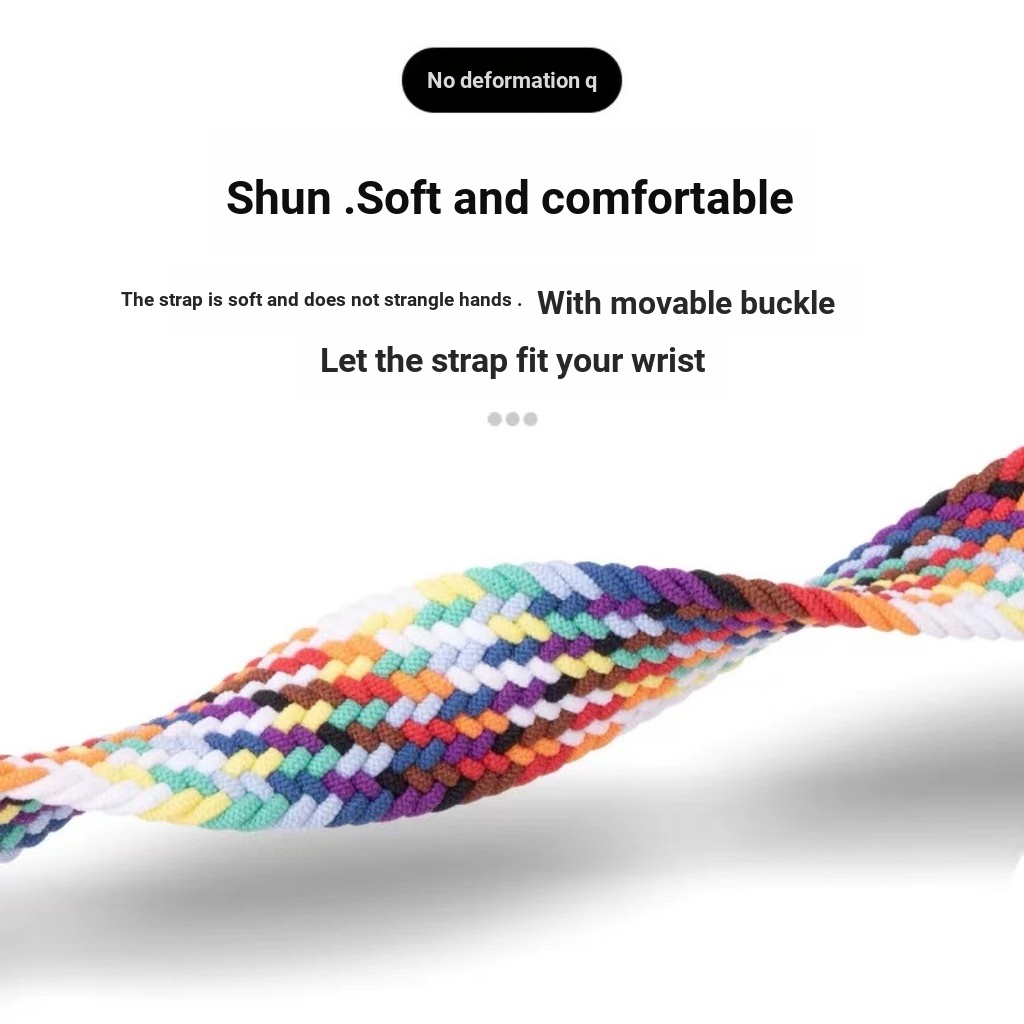 เหมาะสําหรับนาฬิกา AppleiwatchULtra2 S987SE6543 สายถักไนลอน z1.16