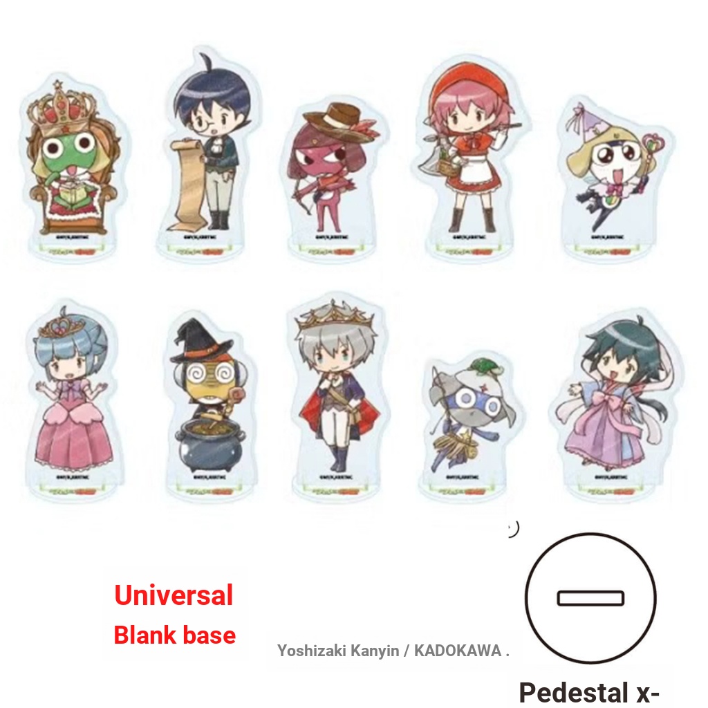 ชุดขาตั้งอะคริลิค Keroro Gunso Fairy Tale - รูป Chibi Fuyuki Hinata, อะนิเมะเดสก์ท็อปตกแต่ง