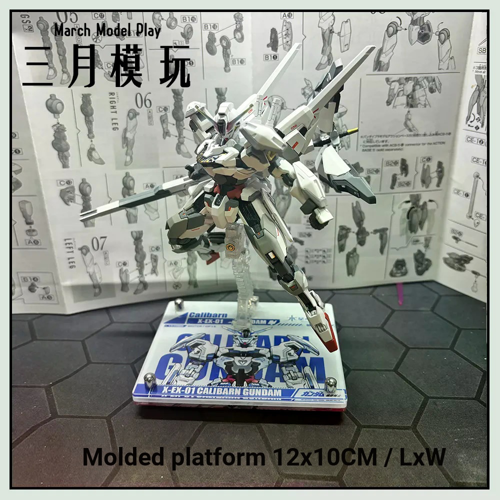 [ไม่รวมโมเดล] HG Abnormal Gundam Bandai HG Abnormal Gundam Model Dedicated Acrylic Platform Abnormal