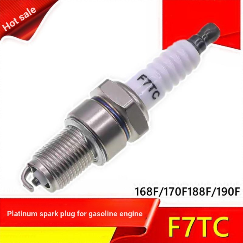 หัวเทียนเบนซิน Microcultivator 168/170F/188 หัวเทียนเครื่องกําเนิดไฟฟ้า F7TC/F6TC/F5TC/AX100 IPFQ