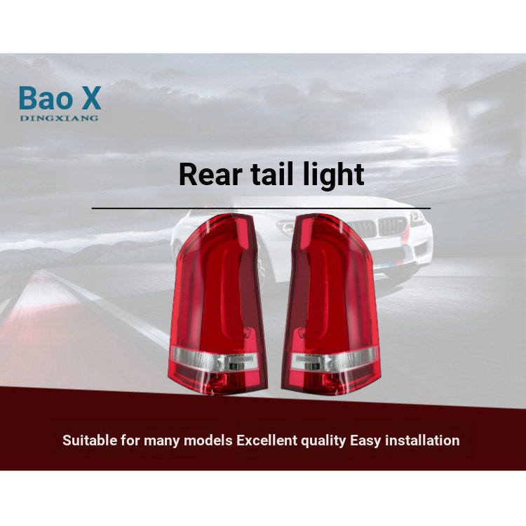 เหมาะสําหรับ Benz W447 Weiting V-Class ไฟท้ายด้านหลังไฟท้ายไฟเบรคไฟสัญญาณทั้งสองด้าน oem4478200564อะ