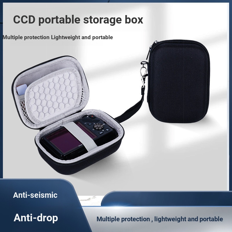 CCD กระเป๋าเก็บกล้องเหมาะสําหรับ Panasonic ZS99 ZS110 ZS220 TZ70 LX10 เครื่องการ์ดเคสแข็ง