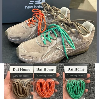เชือกผูกรองเท้าแบนเปลี่ยนเชือกผูกรองเท้า daihome New Balance 204L รอบเชือกผูกรองเท้าสีส้มสีเขียวกาแฟสีฟ้าสีดํา FPNE