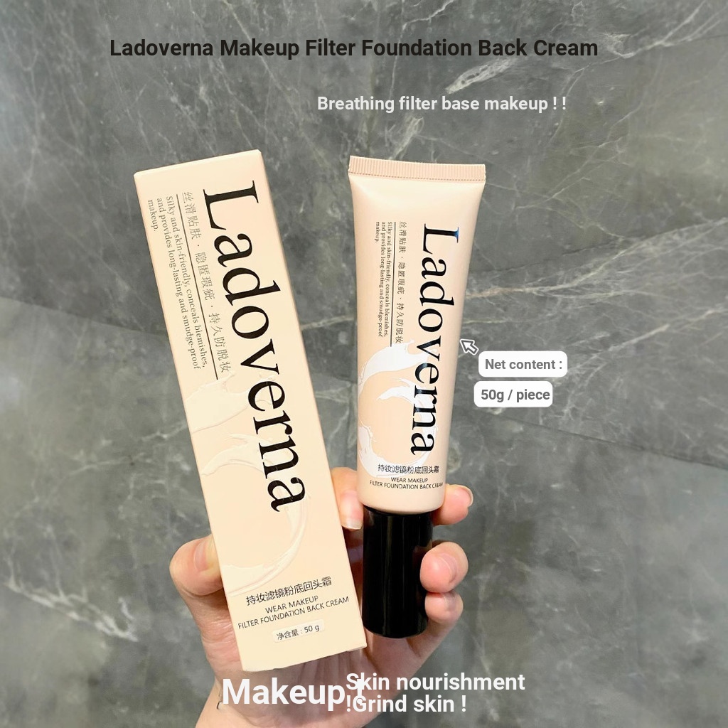 ใหม่ทุกวันมาถึง/Ladoverna แต่งหน้ากรอง Foundation กลับครีม 50g คอนซีลเลอร์ Foundation Skin Nourishin