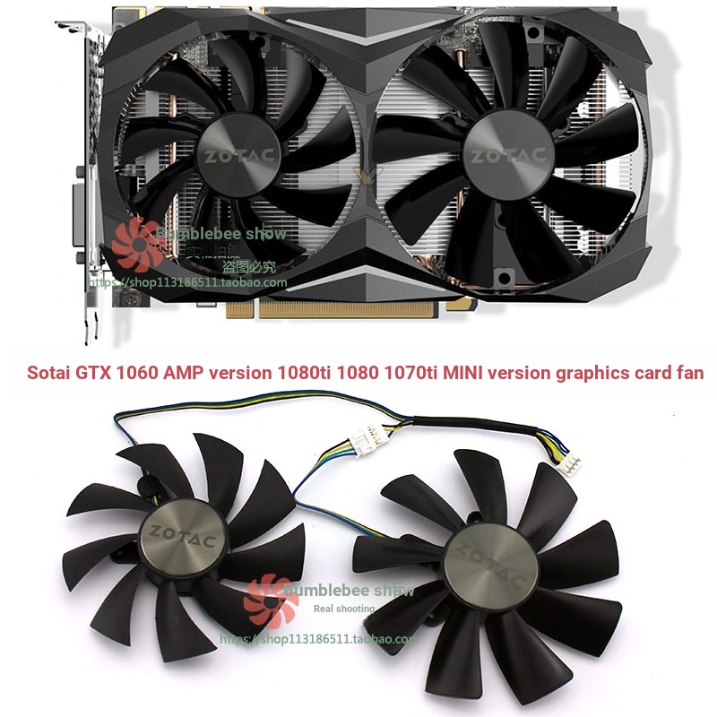 ZOTAC ZOTAC GTX 1060 AMP รุ่น 1080ti 1080 1070ti MINI รุ่นพัดลมกราฟิก