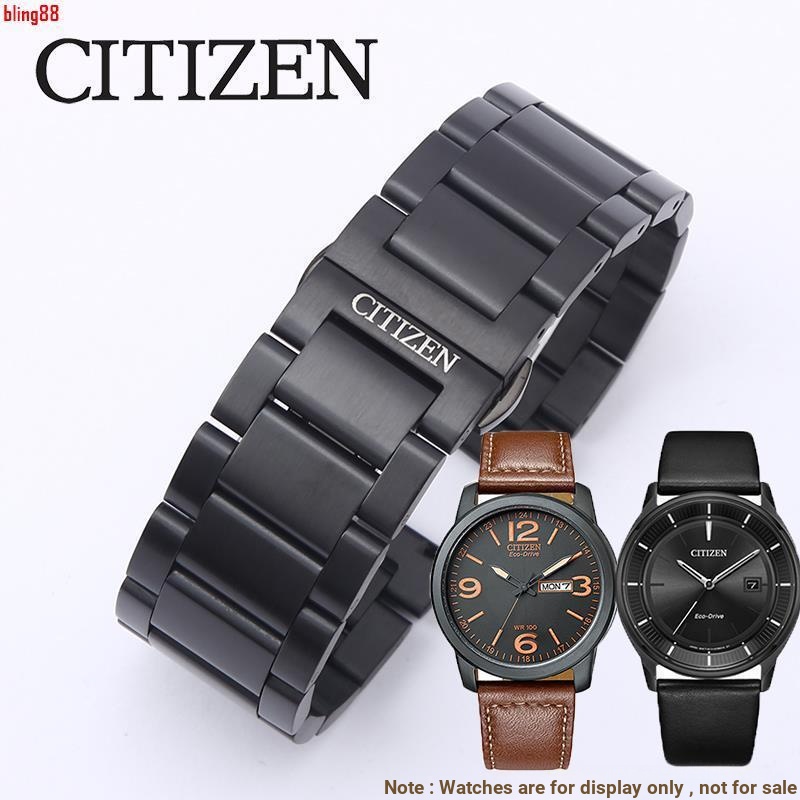 CITIZEN CITIZEN สายนาฬิกาสายเหล็กผู้ชายสแตนเลสเหมาะสําหรับ Photodynamic Energy AO9000 BM8475 23FF55