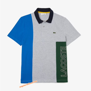 Lacoste ลาคอสท์ เสื้อโปโลแขนสั้น  men polo shirt เสื้อโปโล ผ้าฝ้าย สําหรับผู้ชาย