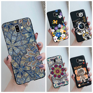 เคสโทรศัพท์มือถือ ลายดอกไม้ นักบินอวกาศ สําหรับ Samsung Galaxy J6 Plus J6+ J6 J6Plus J610F J610G