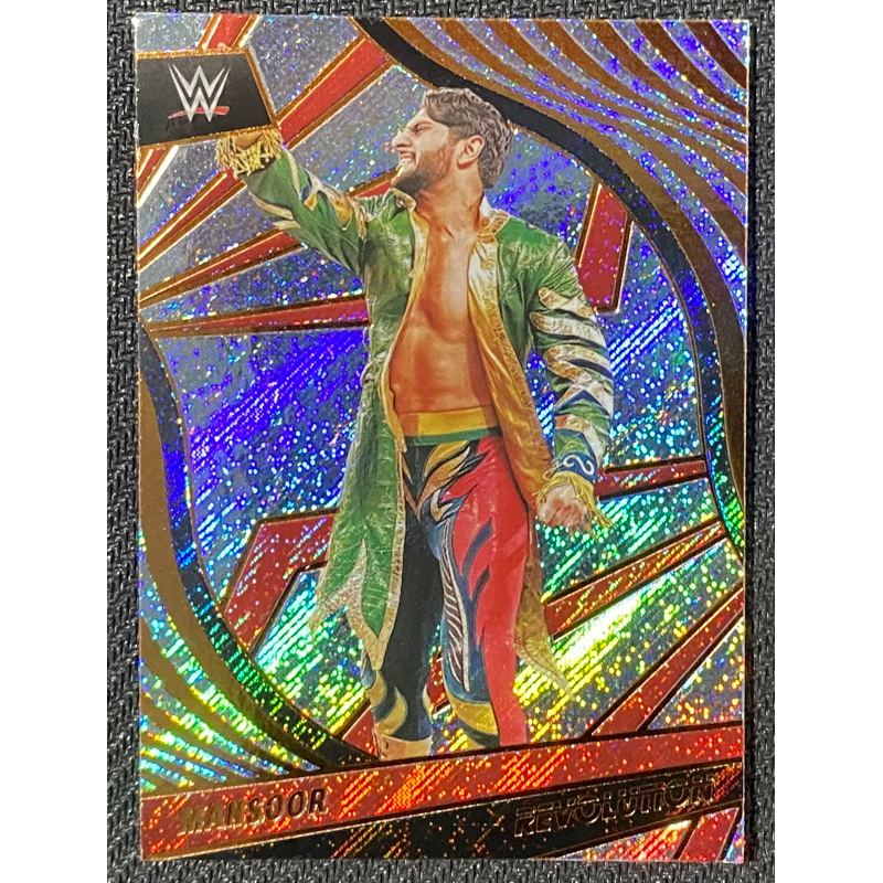 2022 Panini Revolution WWE Mansoor Smackdown 92