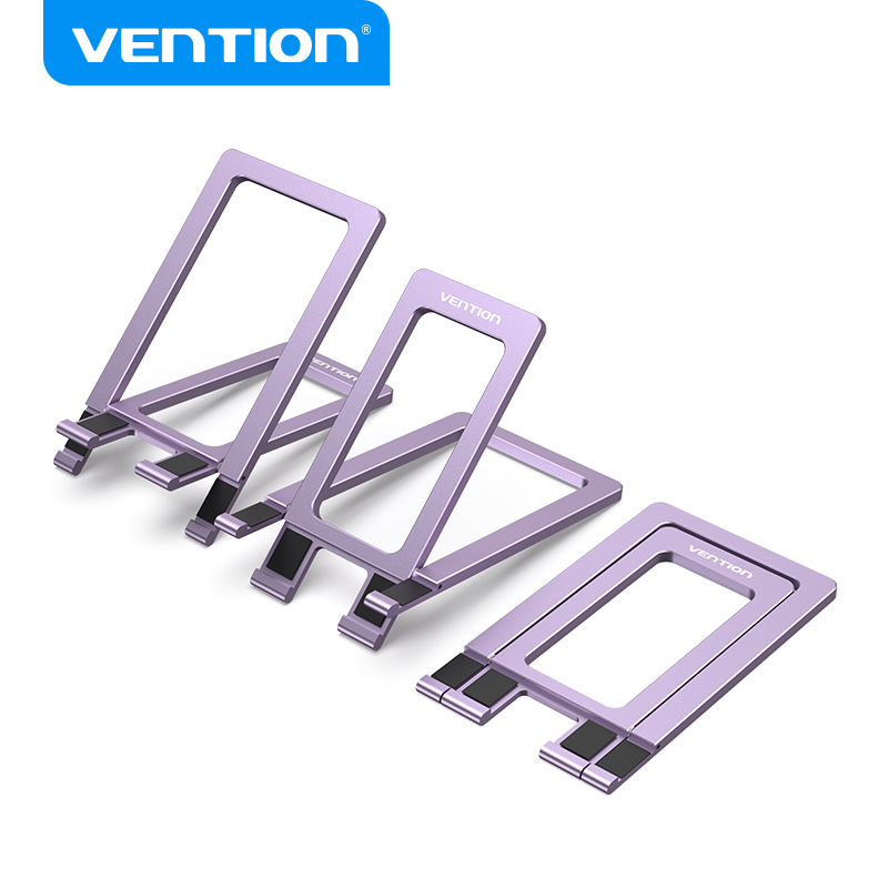 Vention ขาตั้งโทรศัพท์มือถือ แท็บเล็ต อลูมิเนียม ปรับได้ สําหรับ iPhone 14 13 12 Pro Max XR