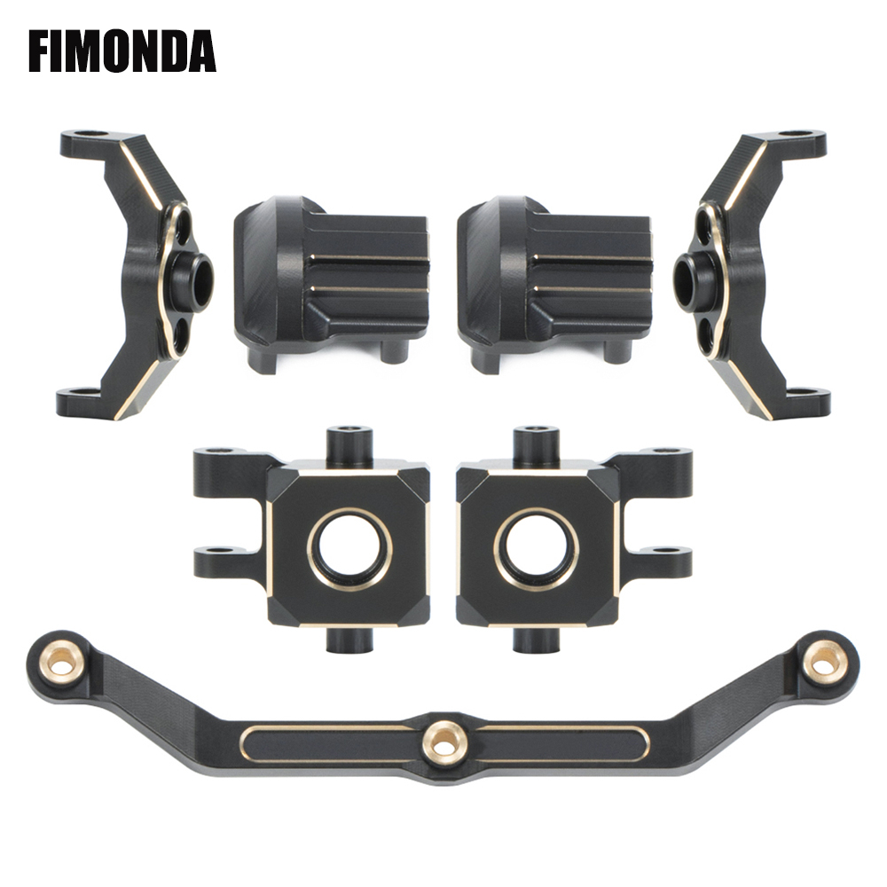 Trx4m ปลอกหุ้มพวงมาลัยเซอร์โว ทองเหลือง สําหรับอัพเกรดรถไต่หินบังคับ 1/18 TRX-4M