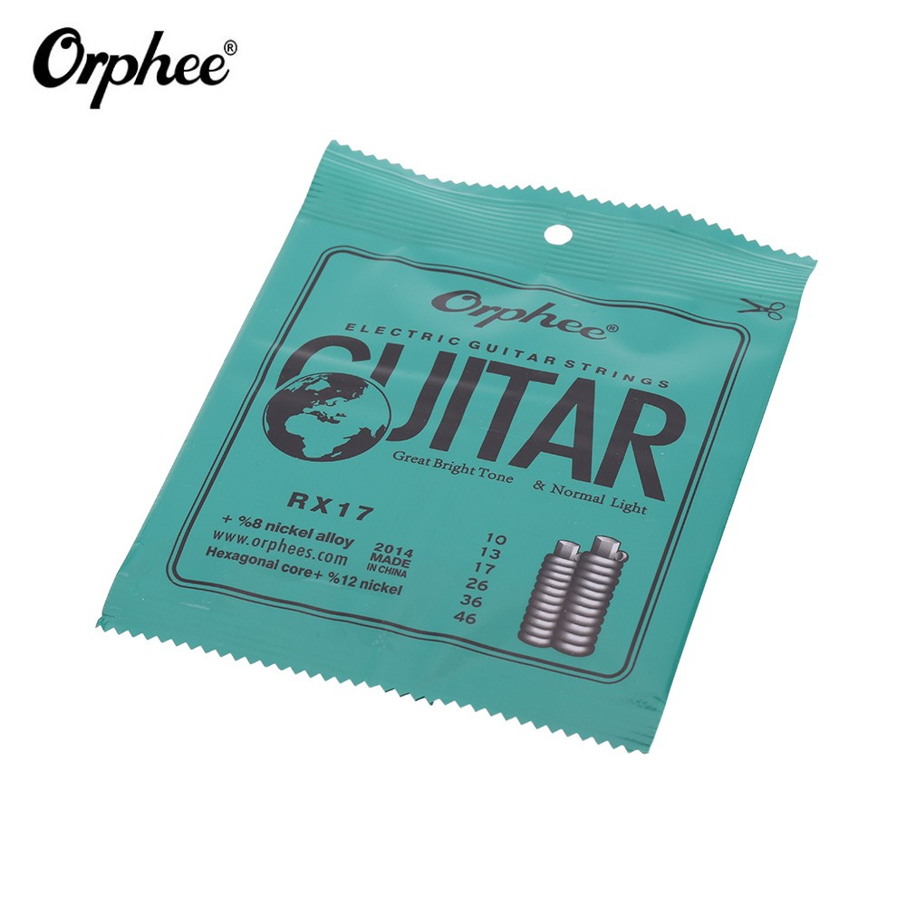 Orphee RX17 สายกีตาร์ไฟฟ้า โลหะผสมนิกเกิล 8% (.010-.046)