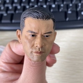 1/6 Aisian Actor Liangwei Lv Male Head Sculpt โมเดลฟิกเกอร์ 12 นิ้ว ของเล่นสําหรับเด็ก