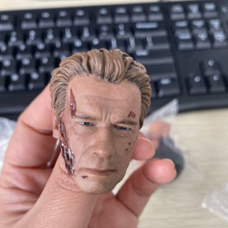 โมเดลฟิกเกอร์ 1:6 Wounded T800 Old Arnold Schwarzenegger Head Sculpt Fit ขนาด 12 นิ้ว