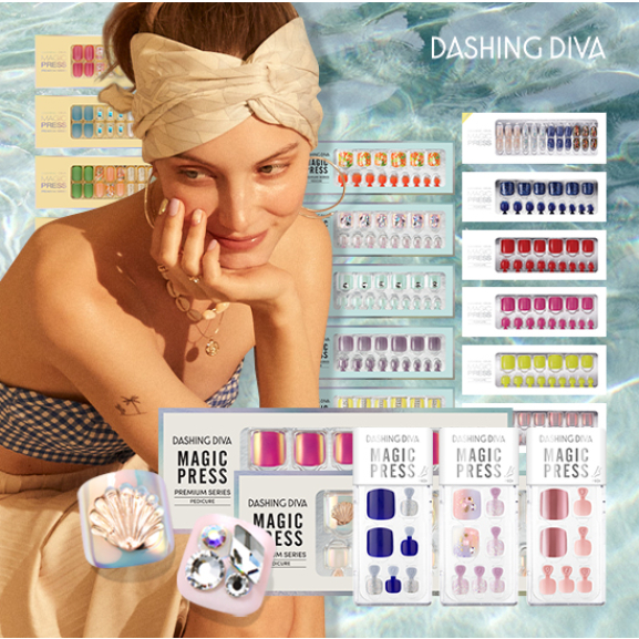 ⚡️ลดล้างสต๊อก⚡️[DASHING DIVA] Magic press / จัดส่งจากกรุงเทพ
