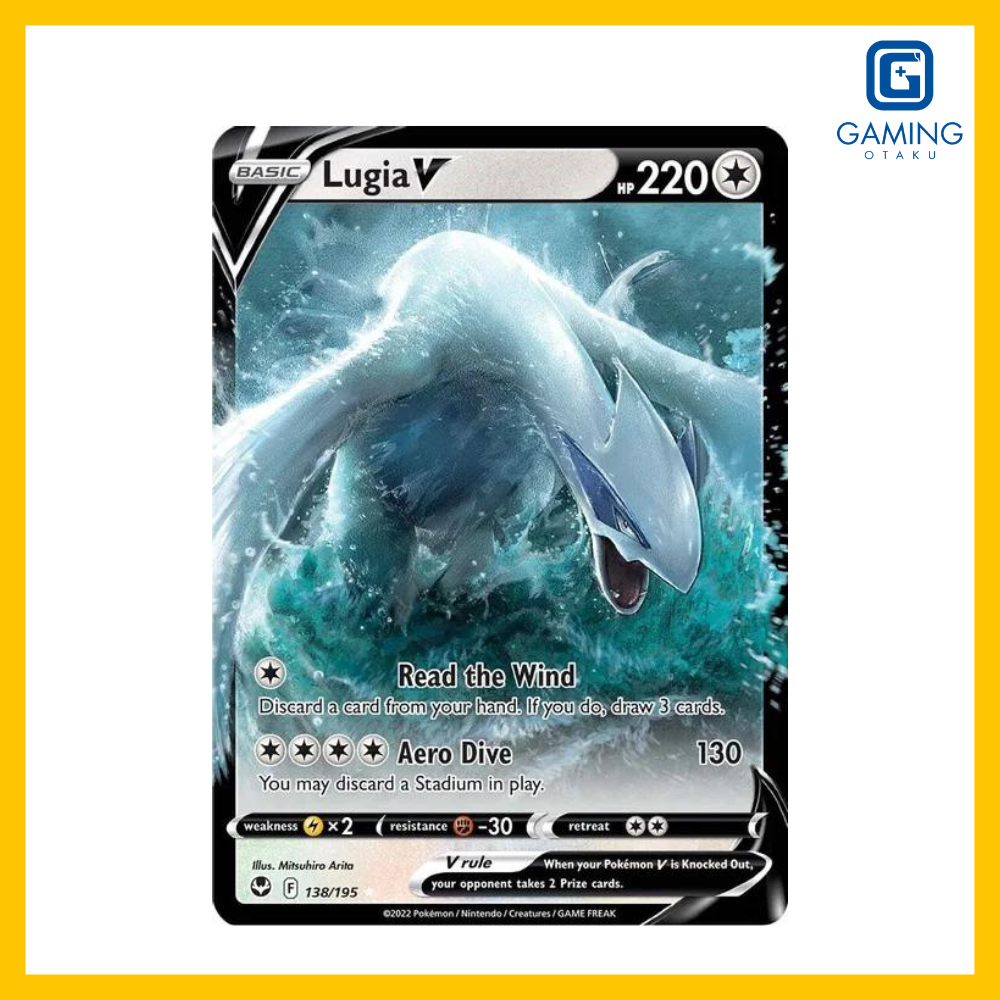 Lugia V - การ์ด Pokémon Silver Tempest Singles (ภาษาอังกฤษ)