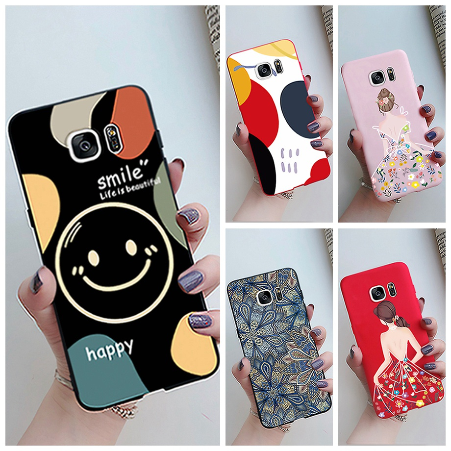 สําหรับ Samsung Galaxy s7 s7 edge ใหม่ Stylish Candy Soft TPU Casing Samsung s7 s7edge Case