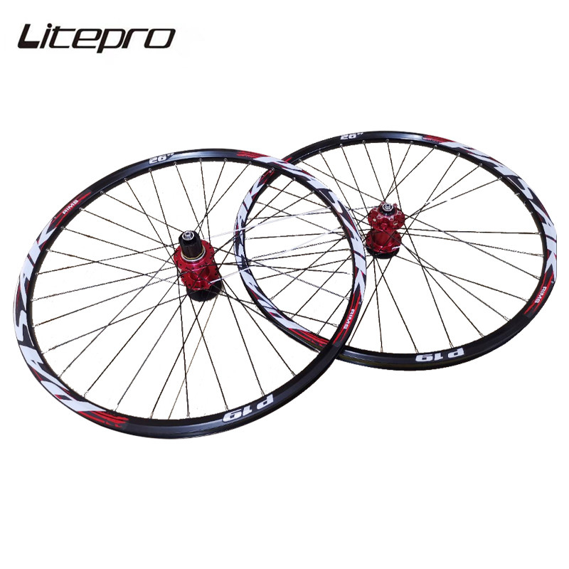 Litepro PASAK P01 MTB จักรยานเสือภูเขา 26 / 27.5 / 29 นิ้ว Wheelset ล้อจักรยานด้านหน้า 2 ด้านหลัง 4 แบริ่งที่ปิดสนิทดุมเบรคล้ออัลลอยด์