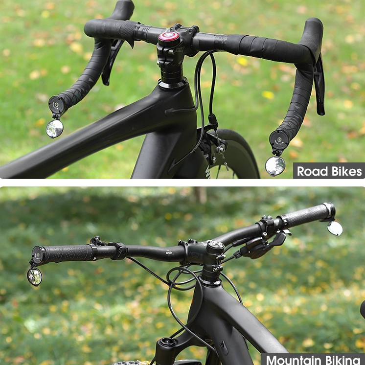 WEST BIKING กระจกมองหลังสะท้อนแสง อุปกรณ์เสริม สําหรับแฮนด์บาร์รถจักรยานเสือภูเขา — صورة 4