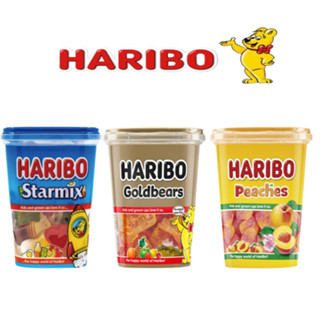 Haribo Jelly Cup Gummy 175 กรัม คอลเลกชัน / Starmix, Gold Bears, Peaches