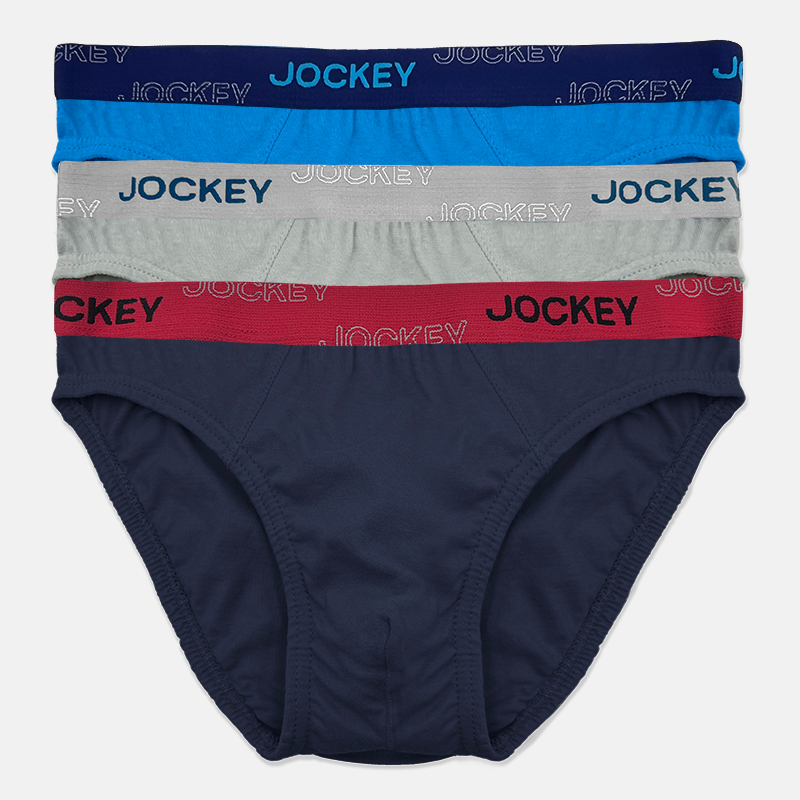 Jockey 3 ชิ้นผู้ชาย Hipster กางเกงผ้าฝ้าย Elastane JMB958471