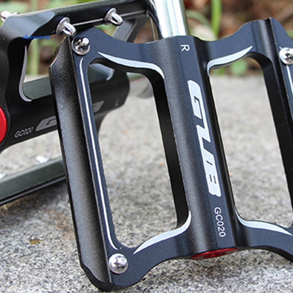 2 ชิ้น GUB GC020-DU อลูมิเนียมพับจักรยานเสือภูเขา Road Bike Baring Pedals MTB จักรยานแบริ่งเหยียบ