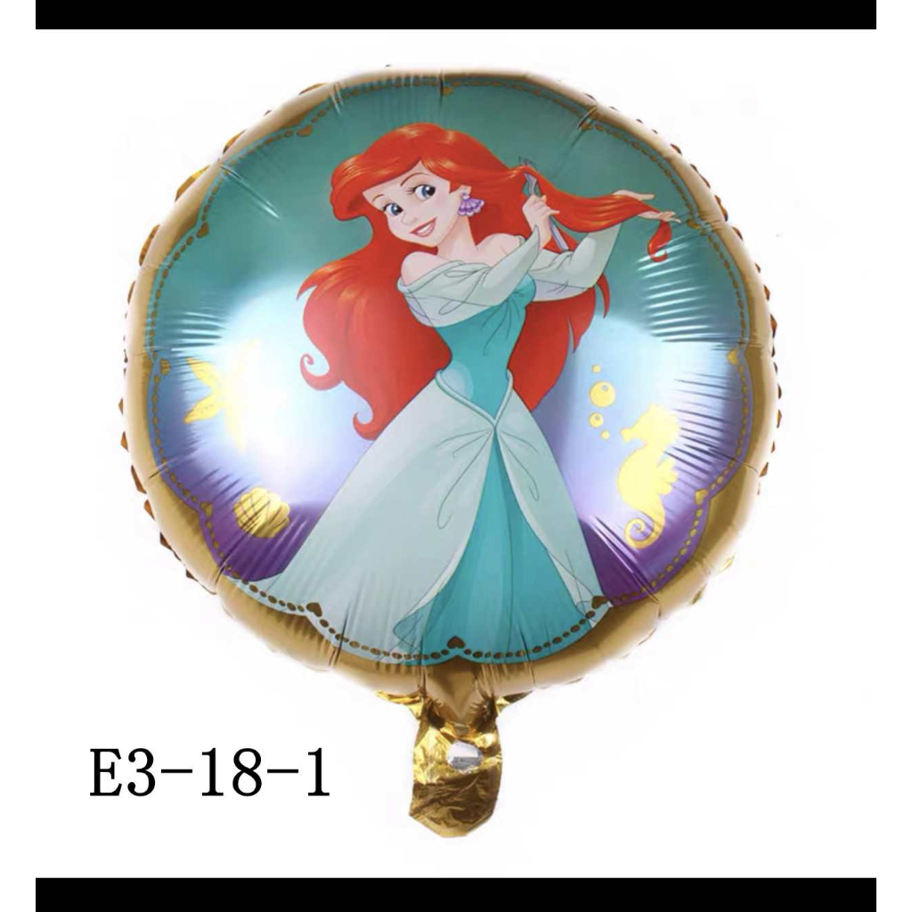 E3-18 E3-19 E3-20 วันเกิดปาร์ตี้ฟอยล์บอลลูนตุ๊กตาบาร์บี้ Disney princess snow white