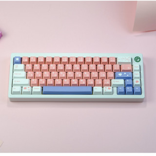 ปุ่มกด GMK Peach Blossom, 129 คีย์ PBT ปุ่มกด โปรไฟล์เชอร์รี่ DYE-SUB ปุ่มกด GMK ส่วนบุคคลสำหรับคีย์บอร์ดเชิงกล