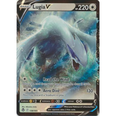 การ์ดโปเกมอน TCG Lugia V SS Silver Tempest 138/195 Ultra