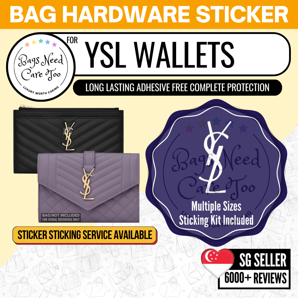 [BNCT ] YSL Wallets/Bags LOGO Hardware Protective Sticker Full Coverage Bespoke Fitting Seal/Film