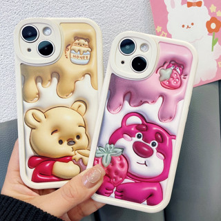 เคสโทรศัพท์มือถือแบบนิ่ม ลายการ์ตูนหมีพูห์ 3D สําหรับ vivo case Y35 Y20 Y15s Y16 Y22 Y21S Y12i Y21 Y12 Y33S Y51A Y15 Y11 Y01 Y31 Y1S Y17 Y20S Y91 Y91C Y30 Y21A Y20i Y15A Y95 Y51 Y50 Y53s เคส Vivo