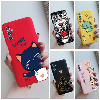 เคสโทรศัพท์มือถือ ซิลิโคนนุ่ม ลายการ์ตูนน่ารัก แฟชั่น สําหรับ Samsung Galaxy M52 5G M52 M 52 5G