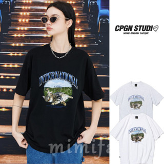 [CPGN Studio] เสื้อยืดแขนสั้น พิมพ์ลาย DTP CAT DAY