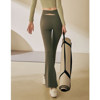 Fit.HERกางเกงโยคะ ขาบาน เอวสูง ยืดหยุ่นสูง ยกสะโพก เหมาะกับก…