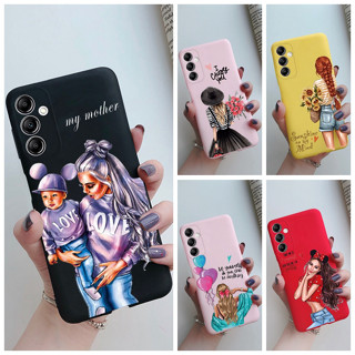 เคสโทรศัพท์มือถือ ซิลิโคนนิ่ม TPU ลายเด็กผู้หญิงสวย แฟชั่น สําหรับ Samsung Galaxy A14 5G