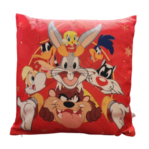 Looney Tunes Bugs Bunny & Friends หมอนอิงปีใหม่ของเล่นตุ๊กตา