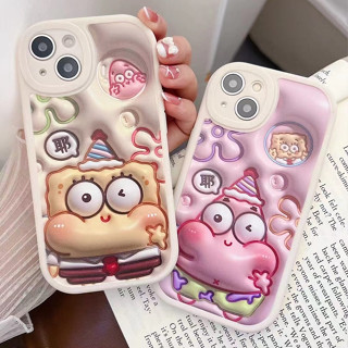 การ์ตูน3มิติน่ารัก case VIVO Y35 Y20 Y15s Y16 Y19 Y22 Y21S Y12i Y21 Y12 Y33S Y51A Y15 Y11 Y01 Y31 Y1S Y17 Y20S G Y91 Y91C Y30 Y21A Y20i Y15A Y95 Y51 Y50 Y53s เคสมือถือ vivo